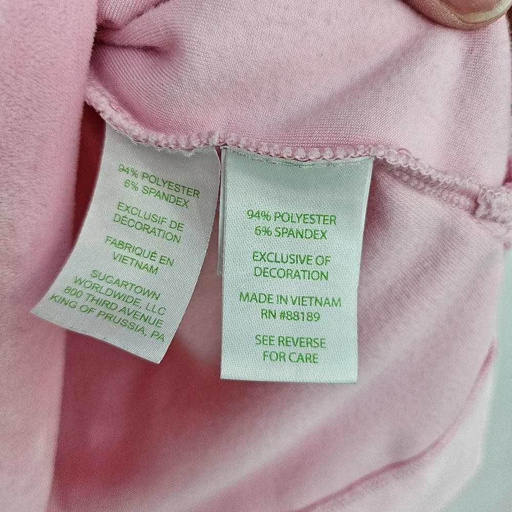 LILLY PULITZER Ciana Velour Top In Conch Shell Pink - Picture 9 of 10